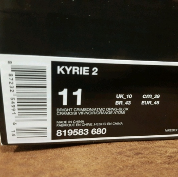 Kyrie 2 Inferno size 11 - Picture 2 of 4